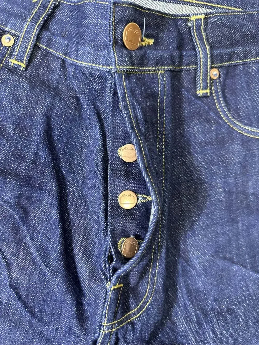 Blackhorse Lane Ateliers Jeans Men’s 33x33 Raw Selvedge Denim Indigo London